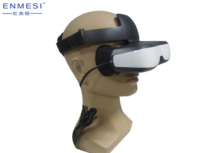 Luz 1080P HD binocular Head Mounted Display HDMI com grande tela