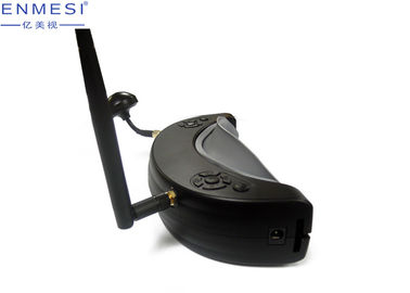 Óculos de proteção video ajustáveis 5.8Ghz 40CH de FPV, jogo montado principal de FPV Quadcopter