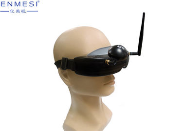Óculos de proteção video ajustáveis 5.8Ghz 40CH de FPV, jogo montado principal de FPV Quadcopter
