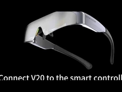 2000 Nits OLED HDMI 200 polegadas AR Smart Glasses Resolução 1920x1080