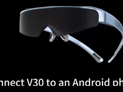ENMESI V30 AR Smart Glasses Interface USB-C 1920 * 1080 Resolução Óculos 3D