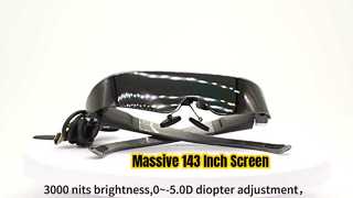 Óculos AR gigantes de 143 polegadas 1080p HDMI