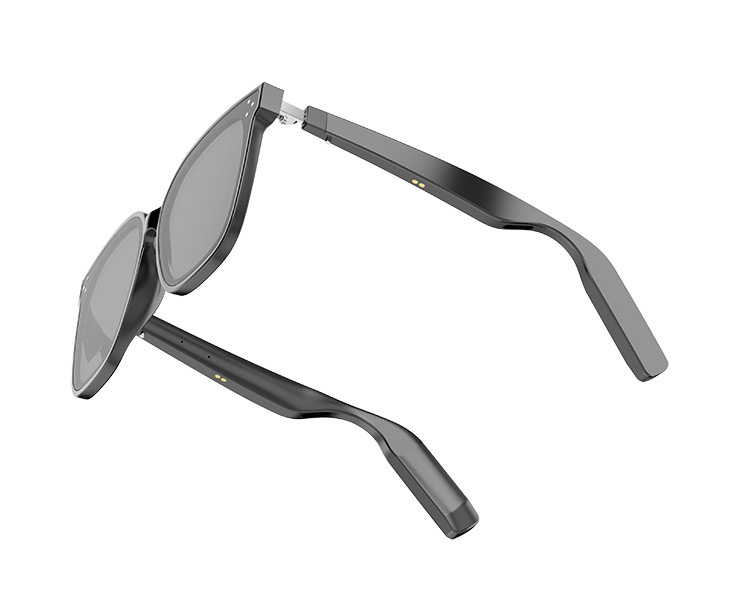 Preto UV 400 BT 5.3 Bateria 8-10 Horas Óculos de Sol Smart Bluetooth Para Ouvir Música
