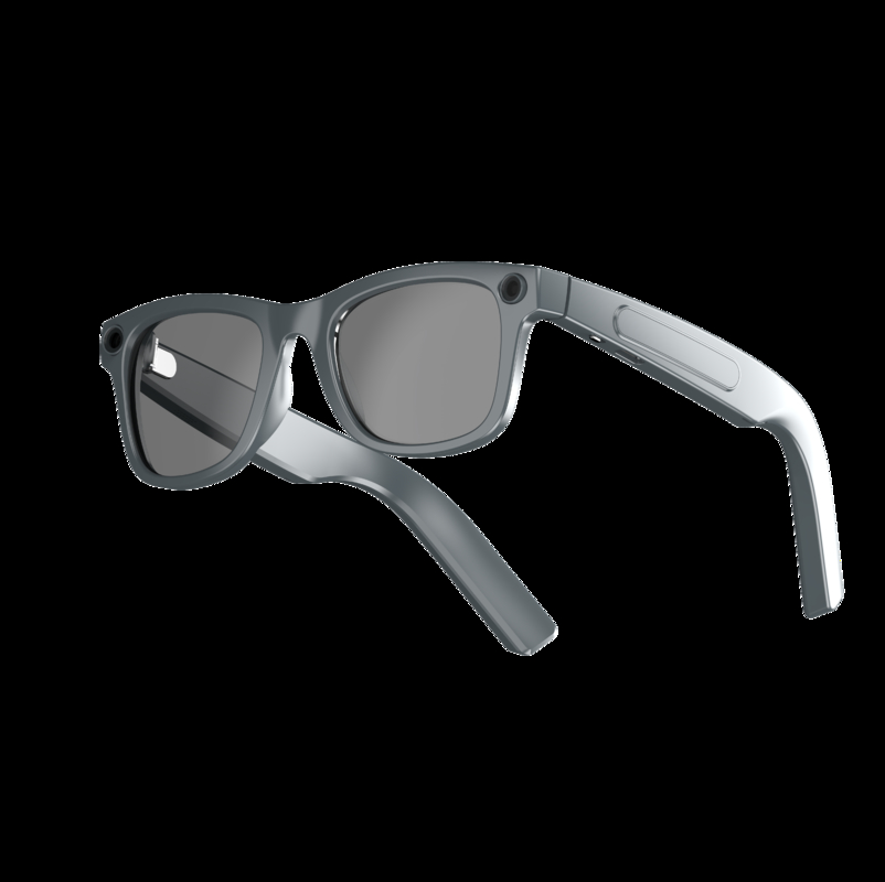 8MP Camera Fotos Vídeos Gravações AI Smart Glasses 410 mAh Bateria Com BT