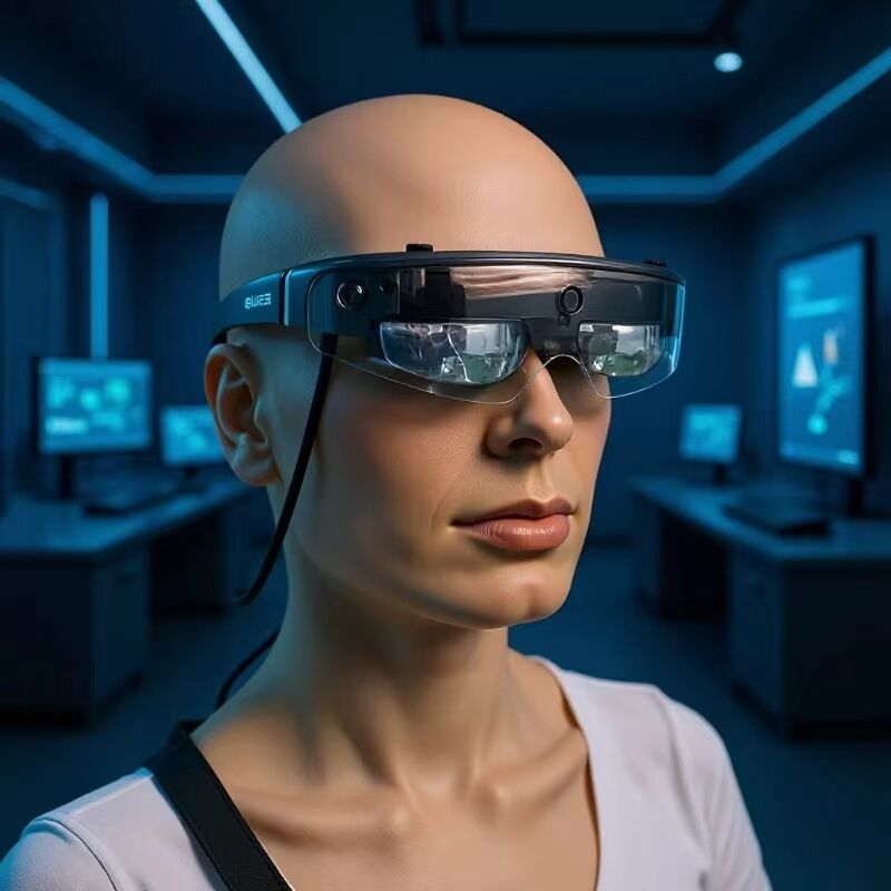 Óculos inteligentes 1080P OLED AR com 43° FOV e 3000nits de brilho para uma experiência imersiva de realidade aumentada
