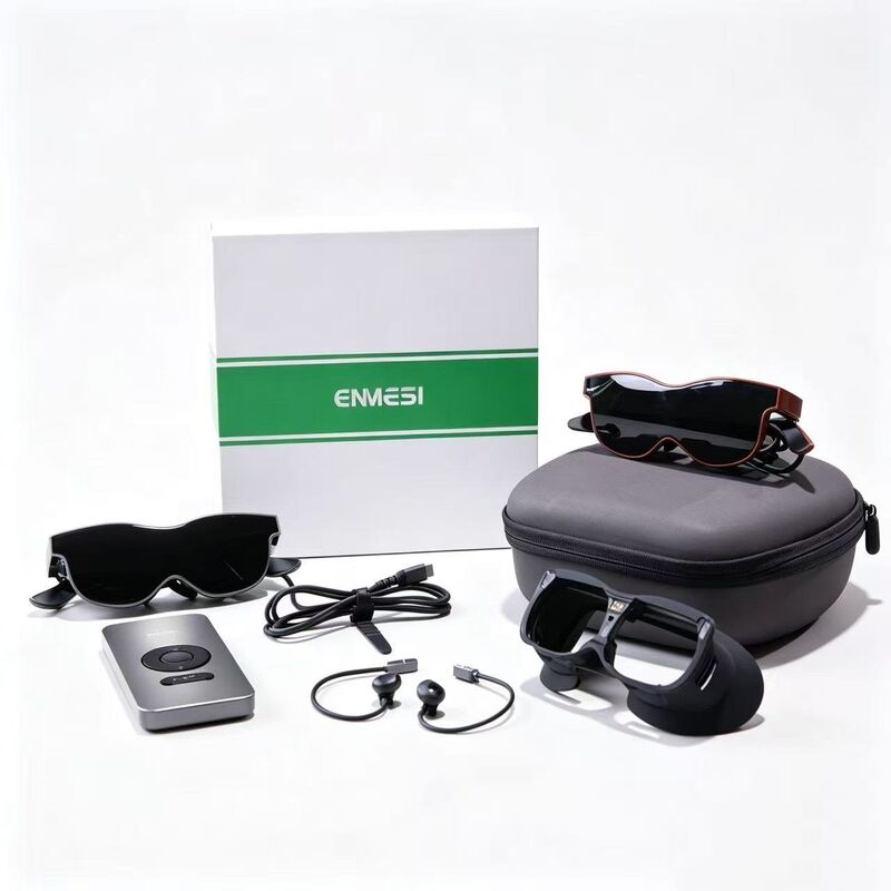 Óculos inteligentes VR de resolução 1080P imersiva com 70 ° FOV e USB-C Conectividade Head Mounted Display