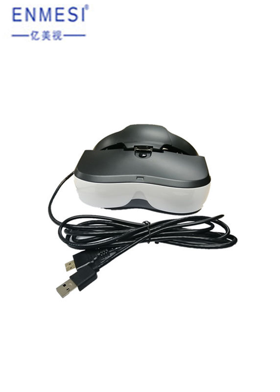 O olho próximo Head Mounted Display ótico HDMI entrou o capacete do FOV VR da exposição 50° do dobro de HD