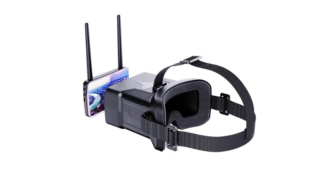 0-120 graus FOV 48 canais TFT Screen FPV Goggles para drone com tela de 4,3 polegadas