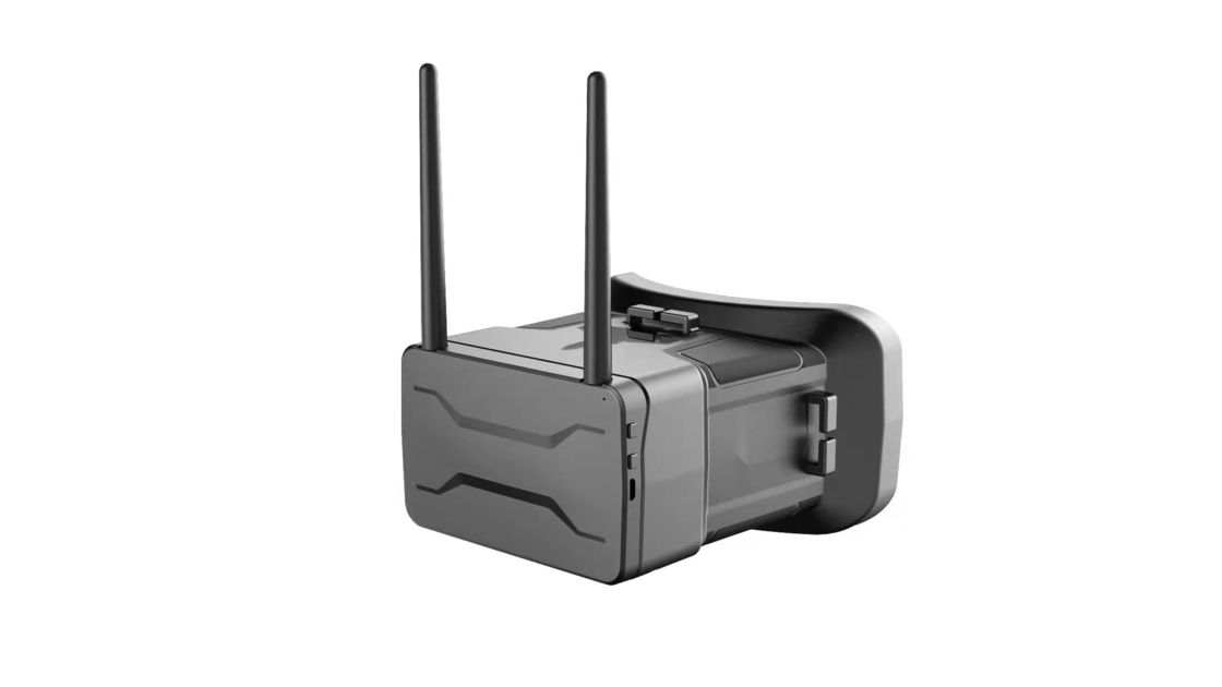 0-120 graus FOV 48 canais TFT Screen FPV Goggles para drone com tela de 4,3 polegadas