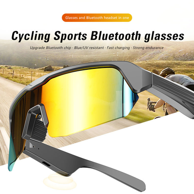 Óculos inteligentes Bluetooth para viagem BT 5.3 versão HD chamada 4-5 horas duração da bateria para jogos/ciclismo/condução/corrida/pesca