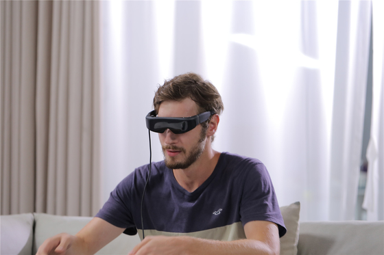 TÍPULO C Filme 3D 1800 Nits 1920* 1080 VR Smart Glasses For Games Console