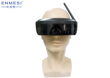 Óculos de proteção video virtuais 5.8G 98&quot; virtual da realidade HD FPV projeto esperto do atraso curto