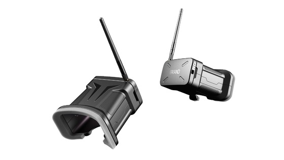 Canal 5.8G dos óculos de proteção 48 do zangão do FOV TFT FPV 4,3 polegadas para veículo aéreo 2não pilotado